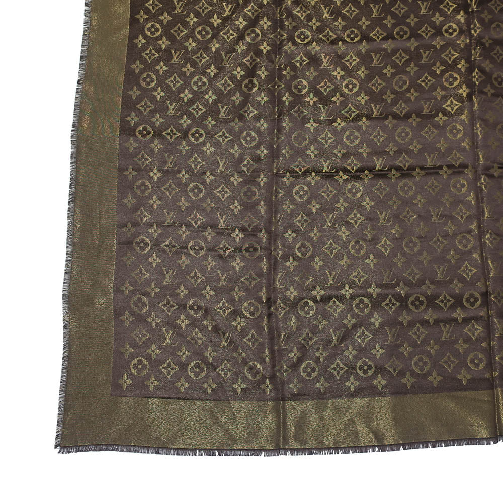 Louis Vuitton M75122 Maroon Silk Leone Wool Apparel Wedding