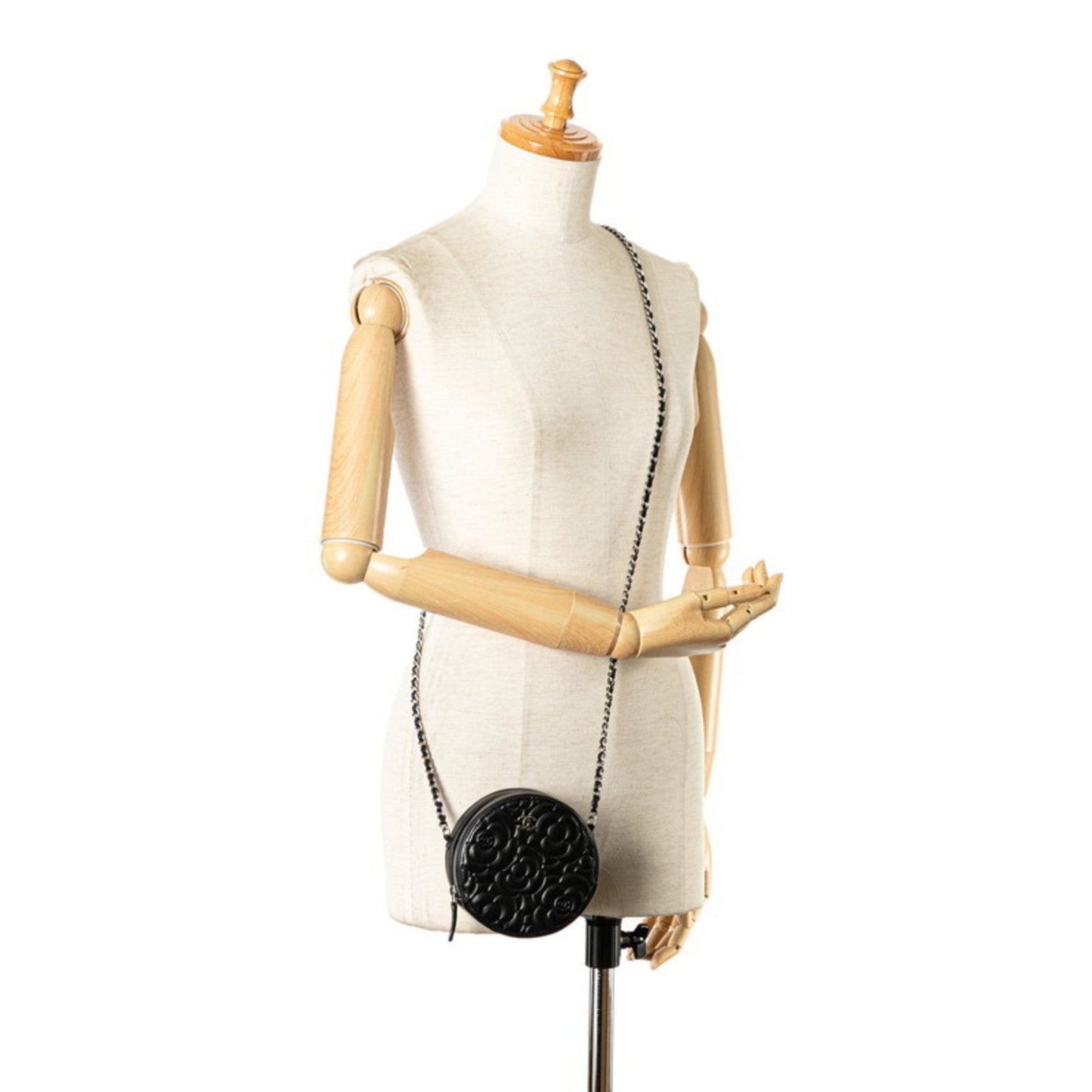 Chanel Round Camellia Crossbody Bag