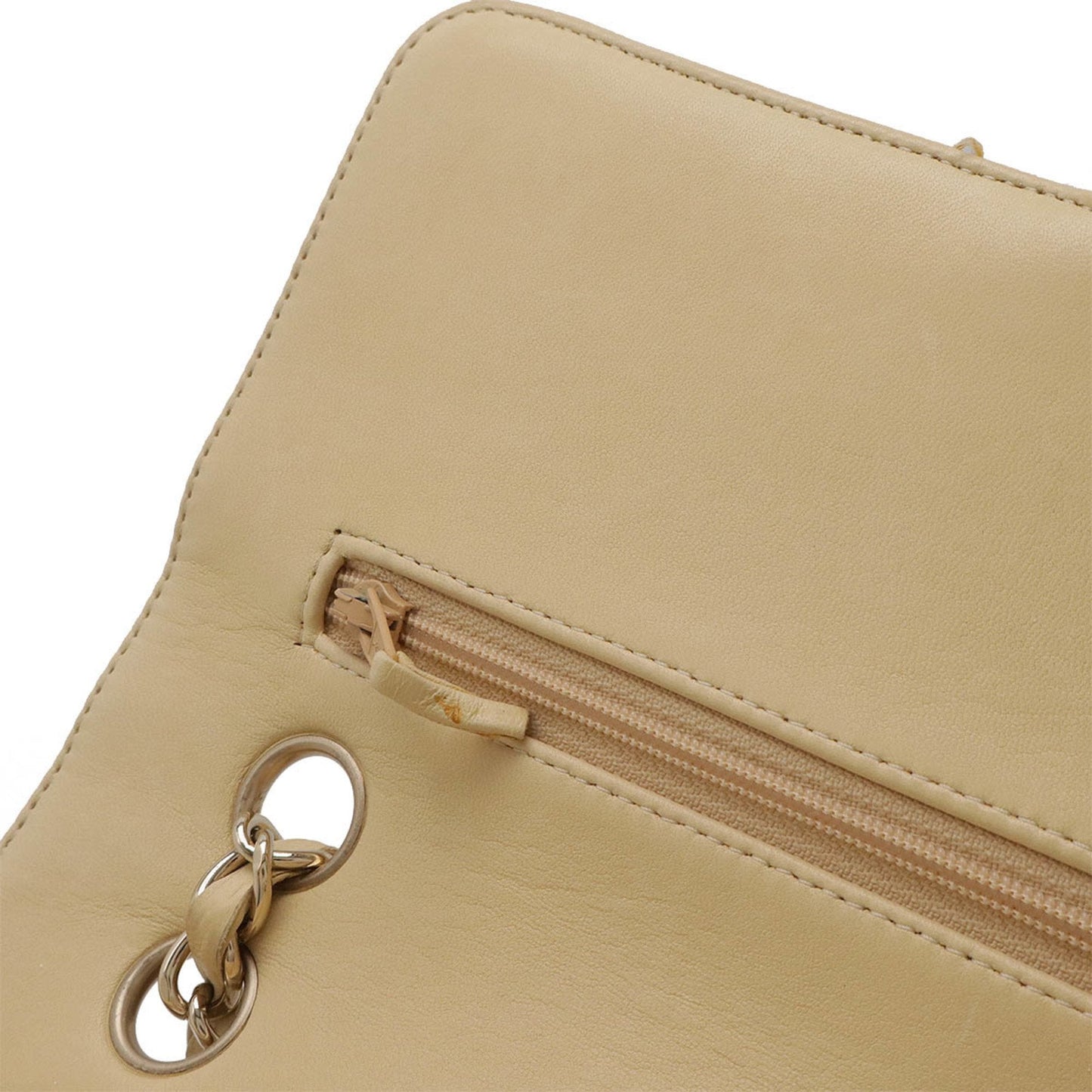 Chanel Classic Flap Bag Small Beige Tweed