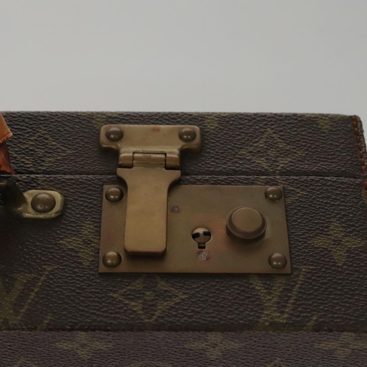 Elegant Canvas President Briefcase with Name Tag