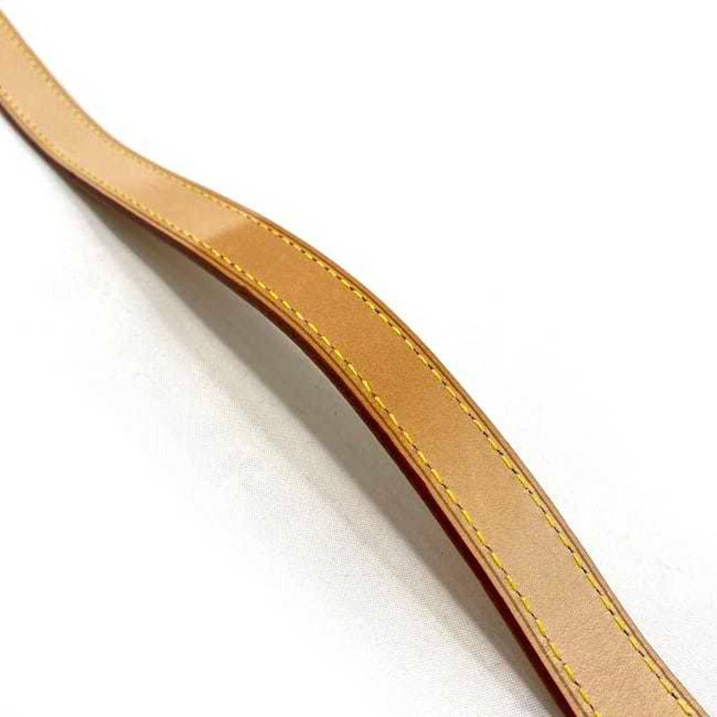 Leather Bandouliere de Sac with Slight Scratches and Stains
