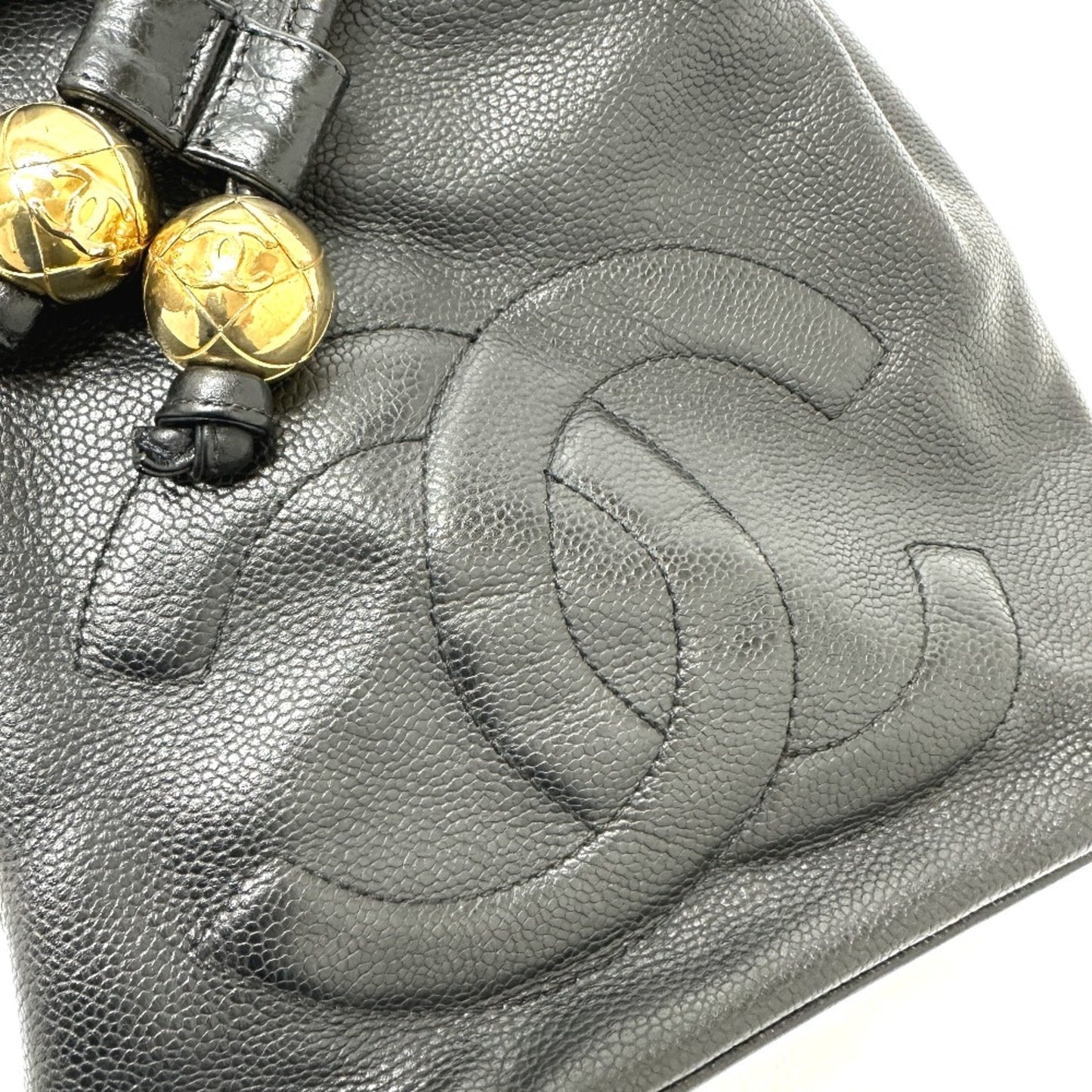 Chanel Caviar Leather Bucket Bag Model Name Bucket