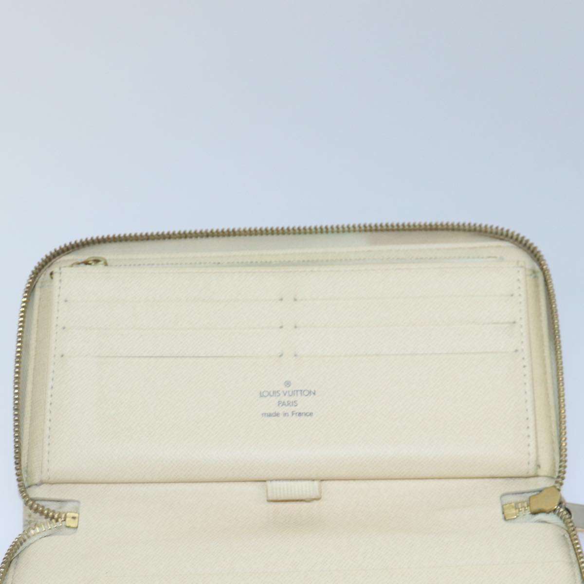 Damier Azur Canvas Zip Wallet N60019