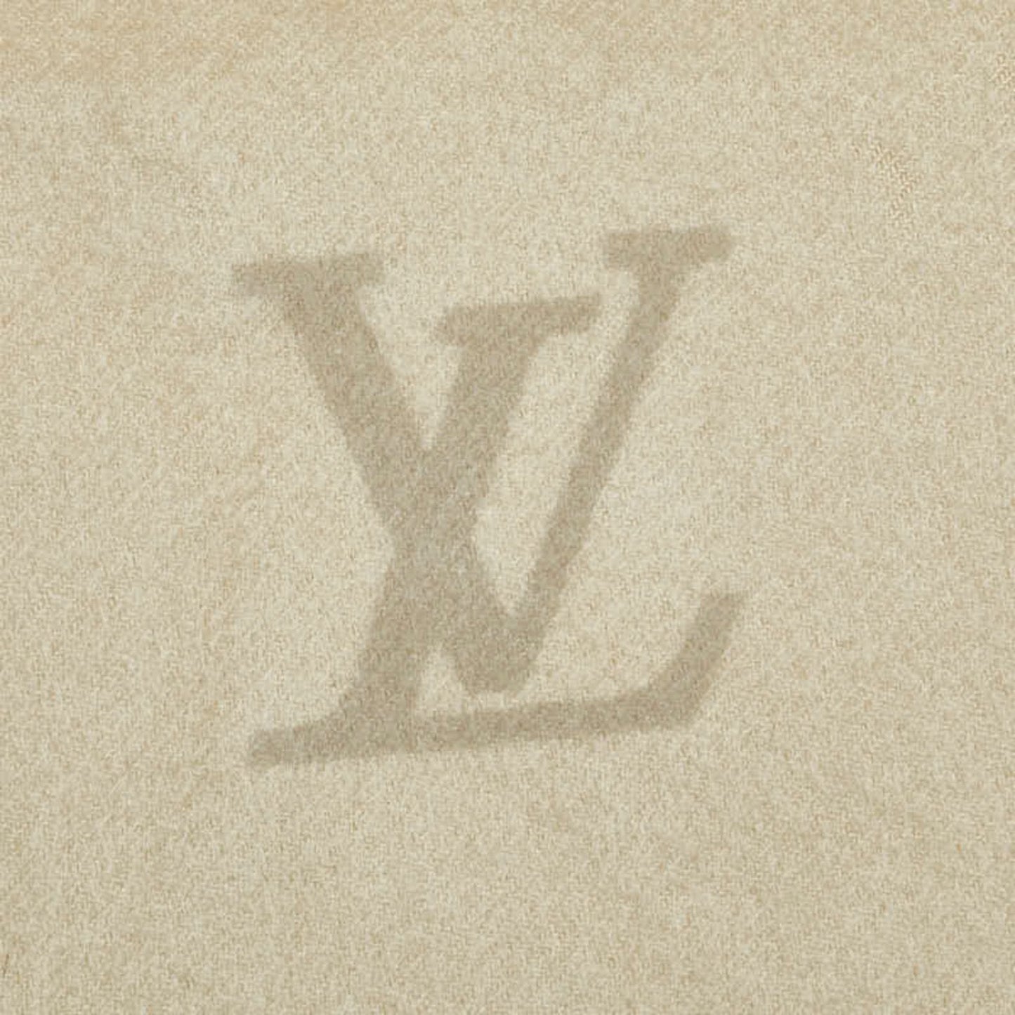 LV Monogram Scarf Beige