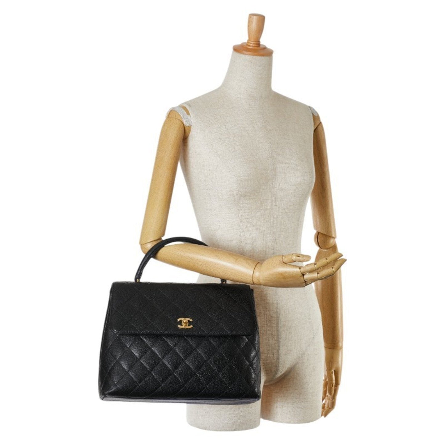 Chanel Classic Handbag Black Quilted