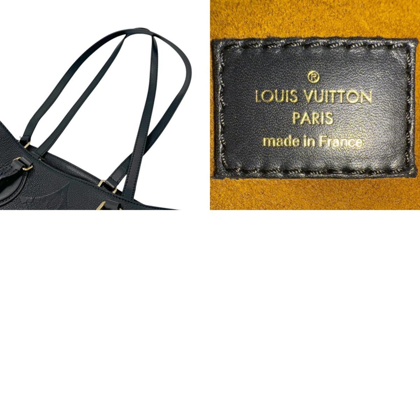 OnTheGo Tote PM Black Leather