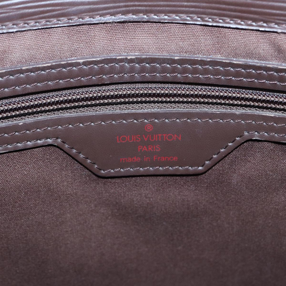 Epi Leather Tote Brown