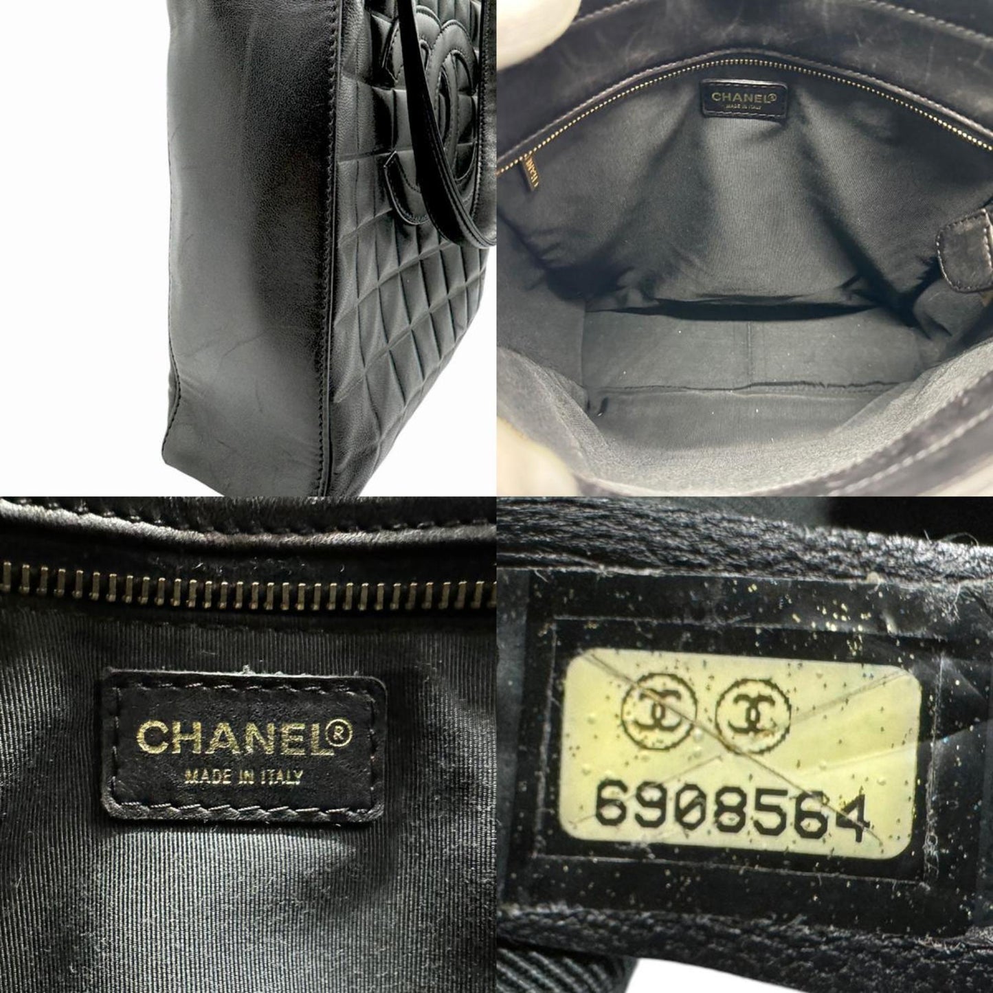 Chanel Quilted Tote Bag Classic Style
