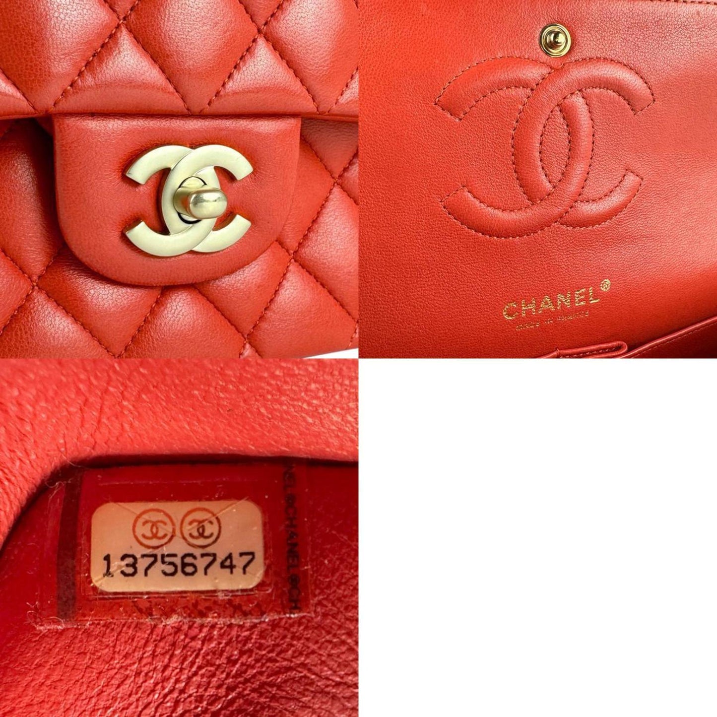 Chanel Timeless Leather Handbag with Minor Wear