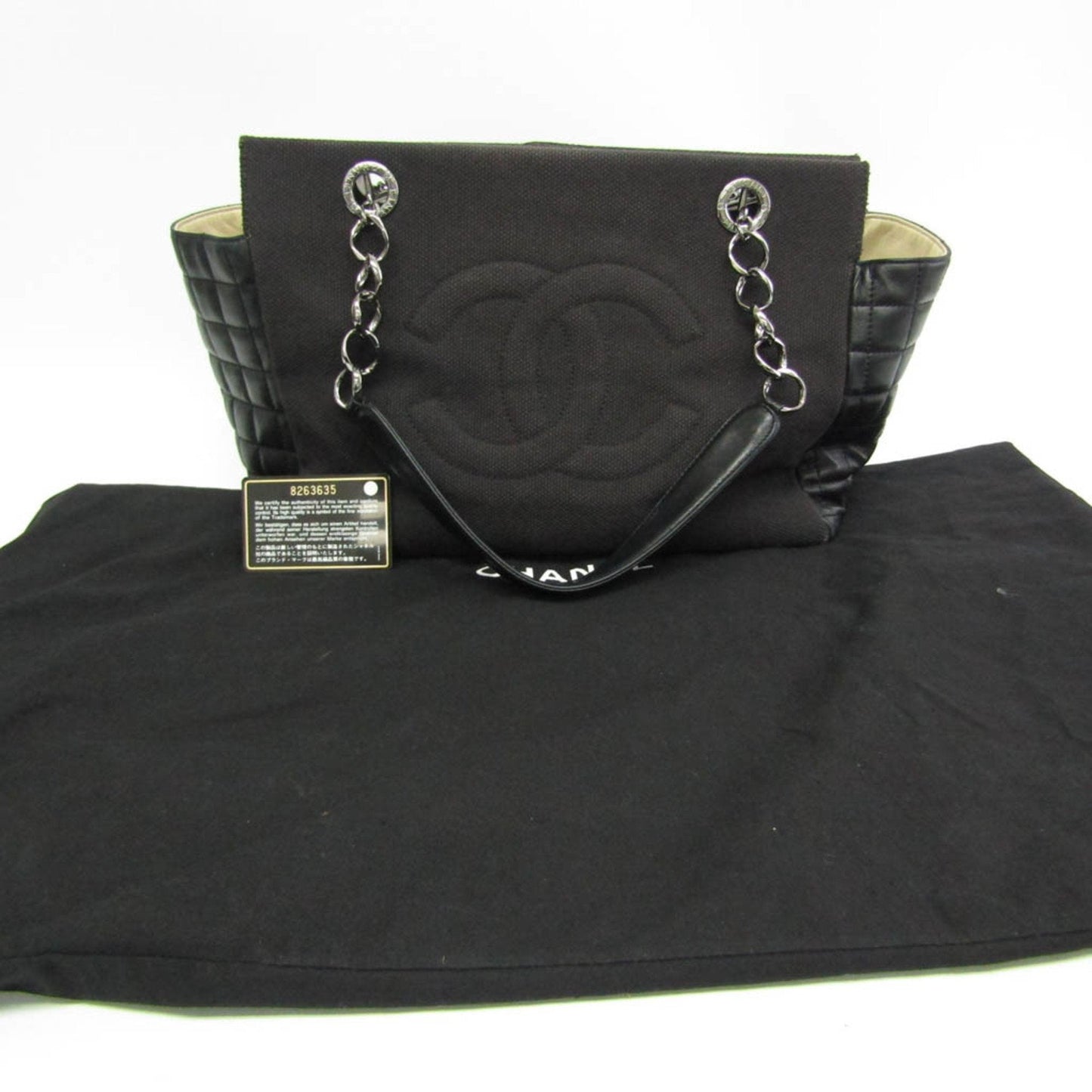 Chanel Quilted Leather Tote Model Tote Bag