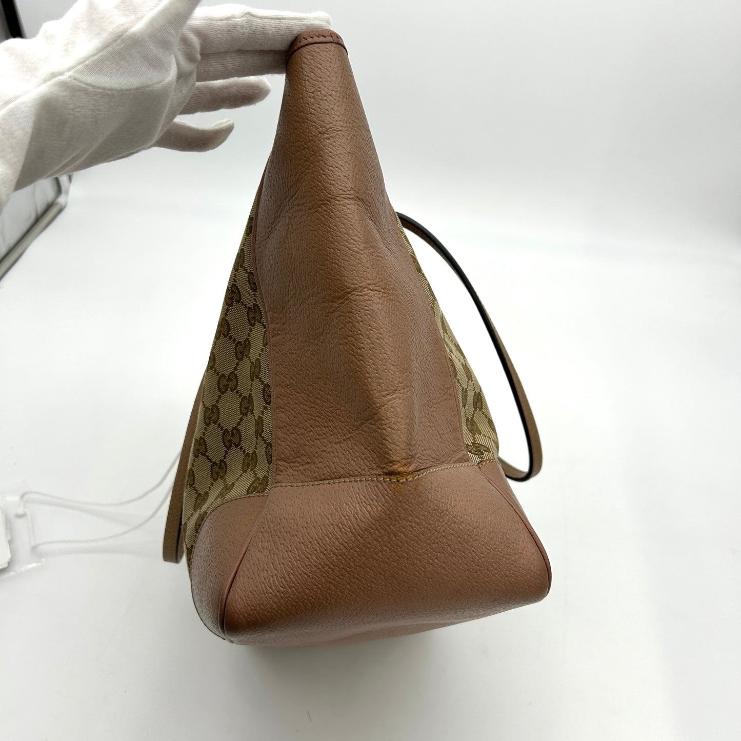 GLM-- Monogram Medium Bree Zippered Tote Beige TabaGLM-o LA9849