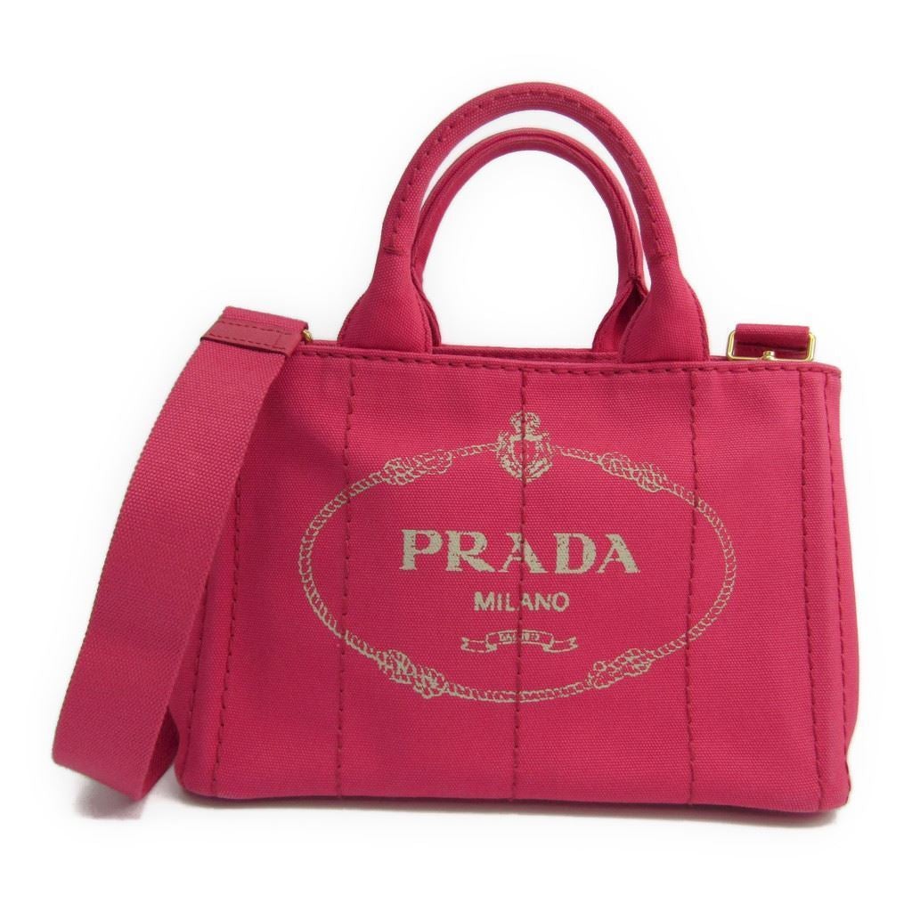 Prada Pink Denim Canapa Tote (SHA-11898)