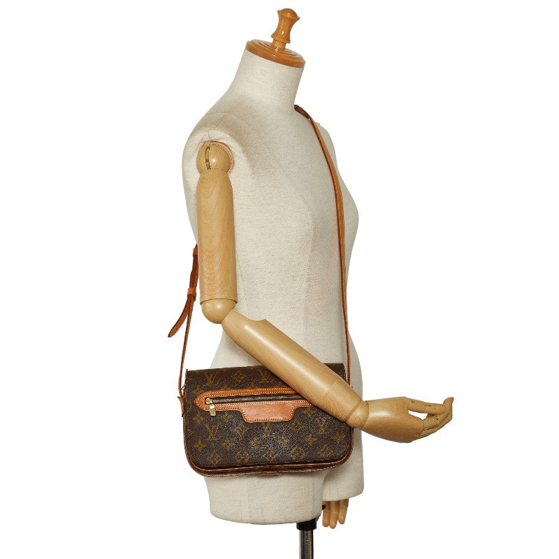Louis Vuitton Monogram Saint Germain 24 Shoulder Bag M51210 Brown PVC Leather
