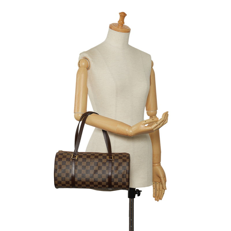 Louis Vuitton Damier Papillon 30 Handbag N51303 Brown PVC Leather Louis Vuitton