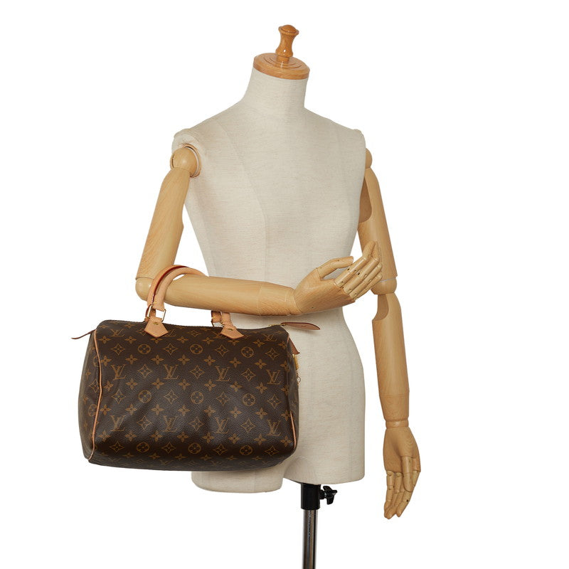 Louis Vuitton Monogram M41108 Handbag Leather Brown
