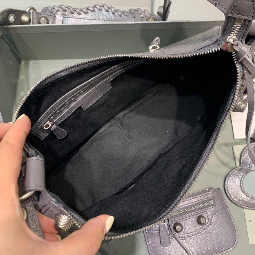 Balen Le Cagole XS Shoulder Bag In Gray, For Women, Bags 13in/33cm