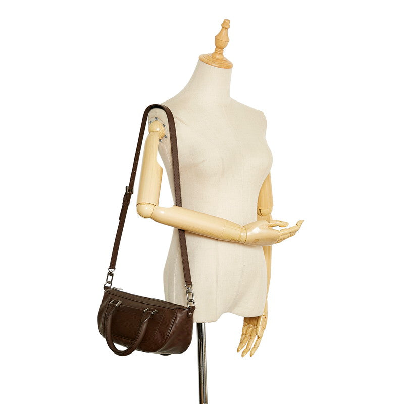 Louis Vuitton Epi Danula PM Handbag 2WAY M5891D Mocha Brown Leather Louis Vuitton