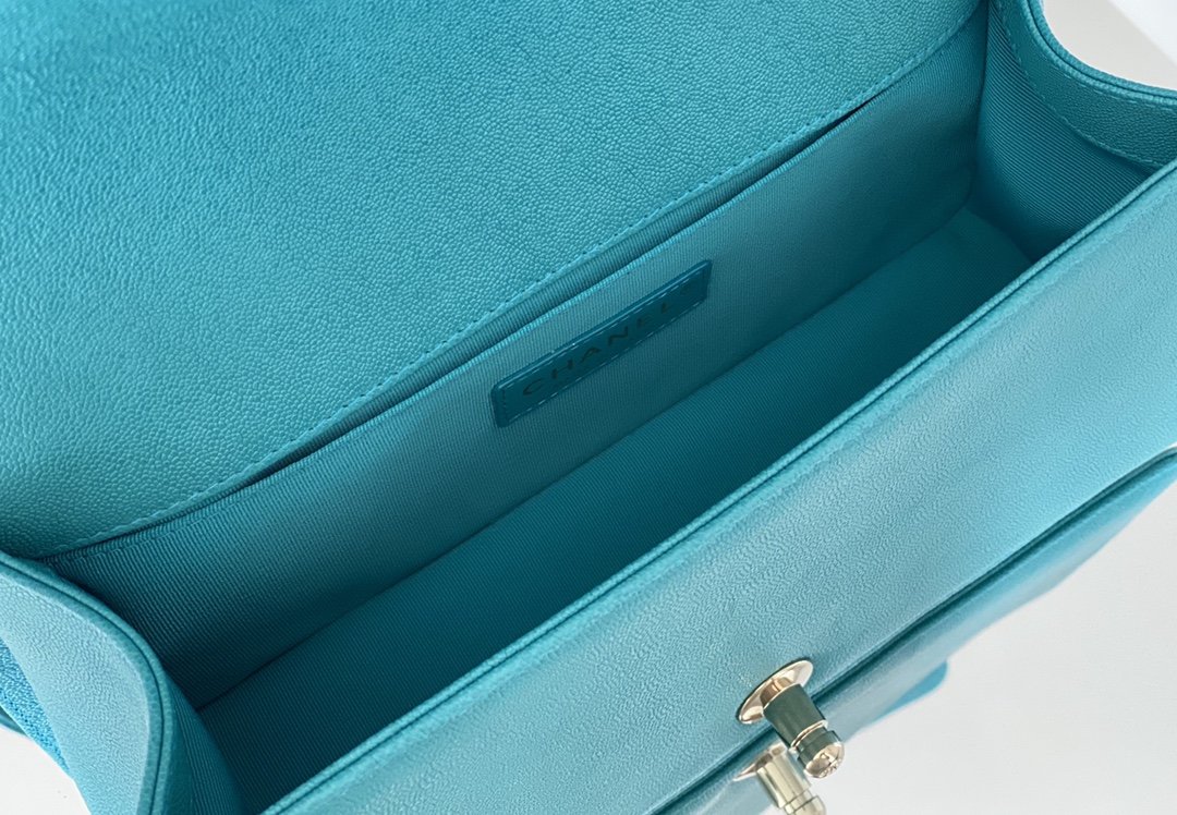 CHLMeGLAMIum Boy Handbag Blue For Women 9.8in/25cm A67086