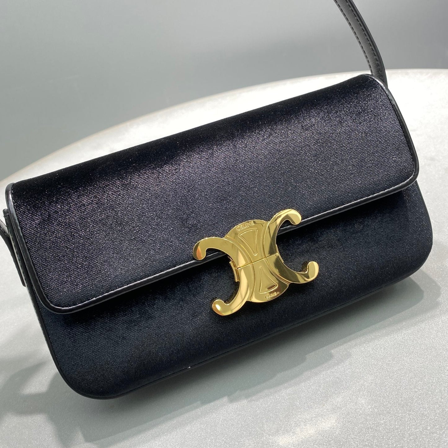 GLAMI Triomphe Shoulder Bag Black For Women 8in/20cmÂÂ