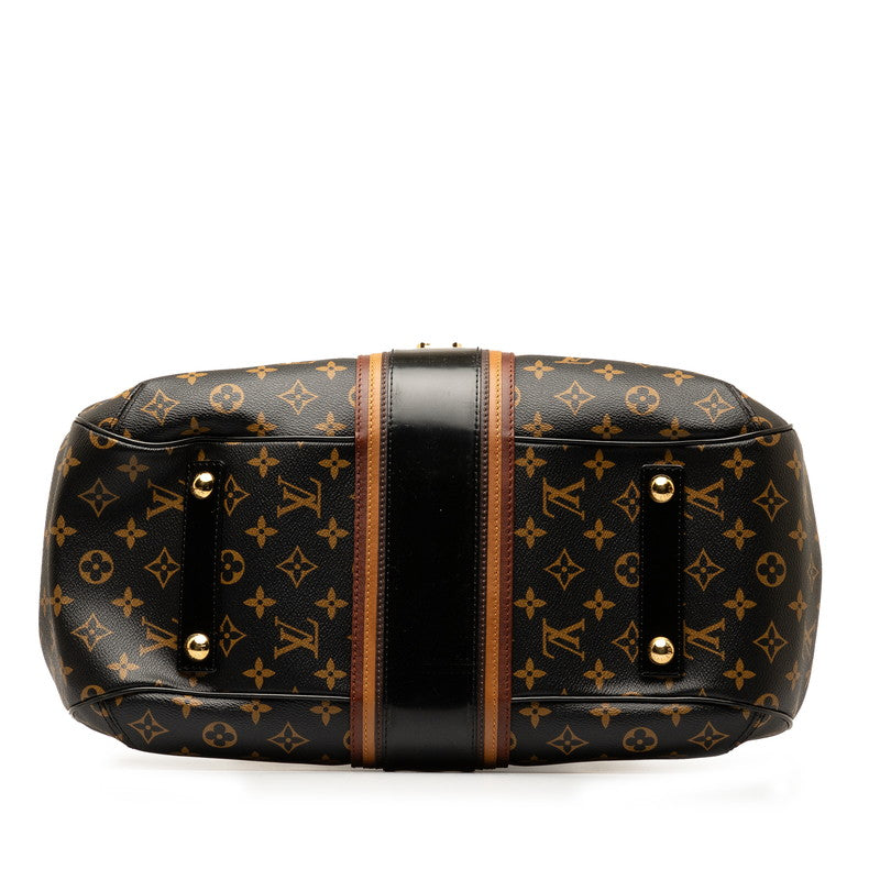 Louis Vuitton Monogram Mir Grid 2007 Limited Handbag M95579 Brown Black PVC Leather Louis Vuitton