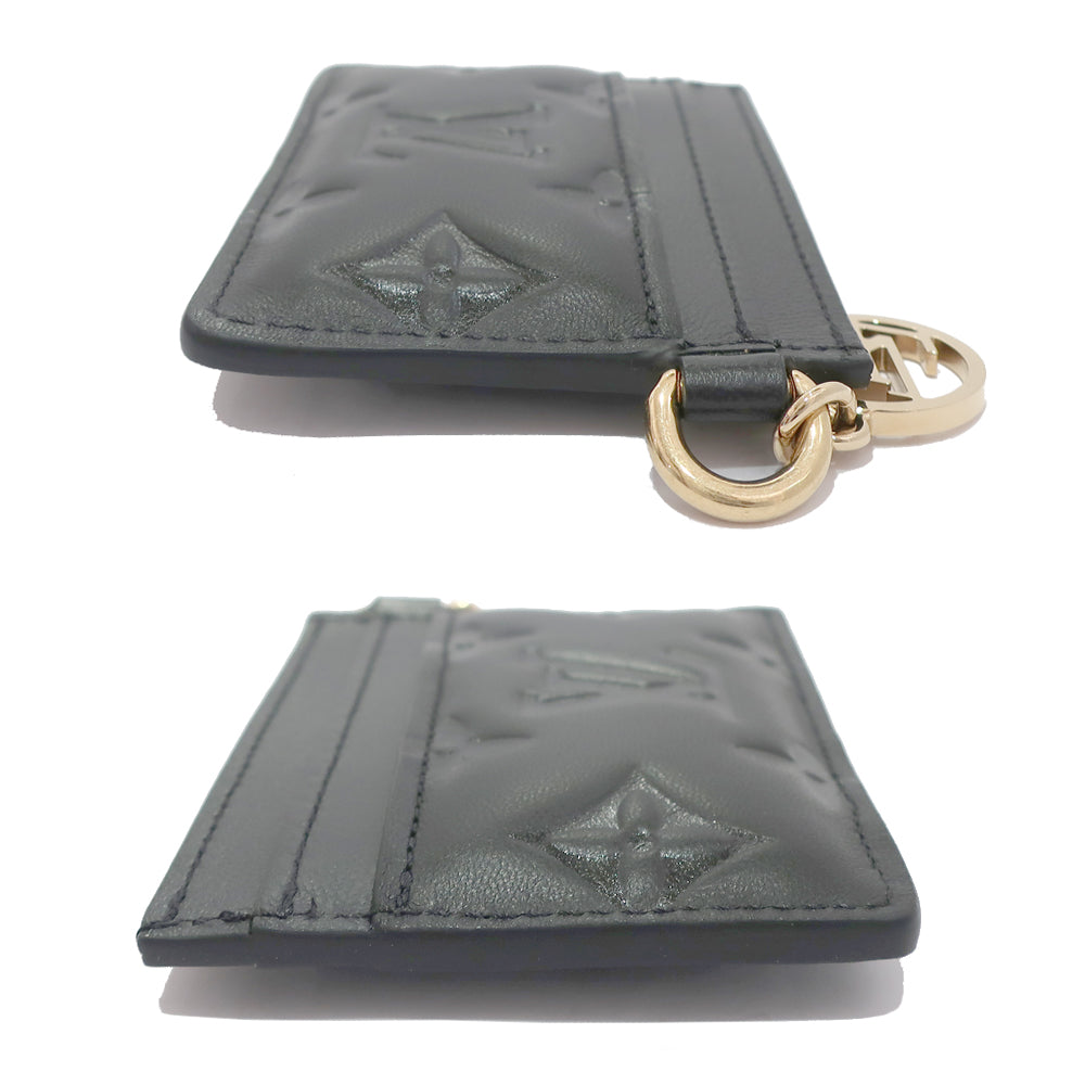Louis Vuitton Porte Jaeger Le Coultre M82748 Monogram Black Black G Card Box Women Box Bag
