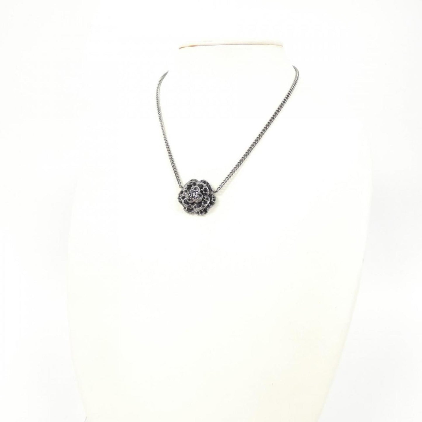 Chanel Camellia Metal Brooch with Box and Dust Bag