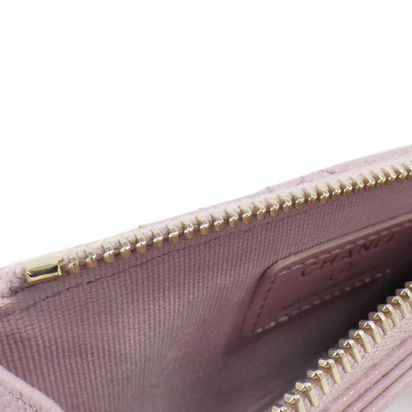 Chanel Leather Wallet with Box and Dust Bag Good Condition