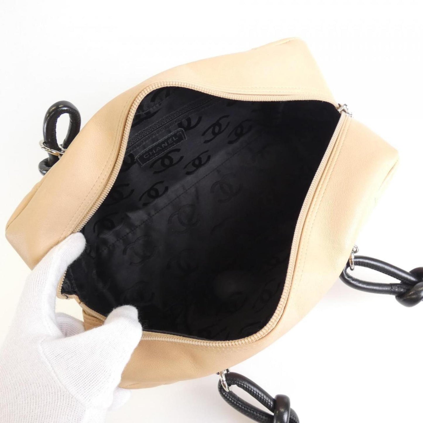 Chanel Leather Cambon Bag with Good Condition and Slight Wear