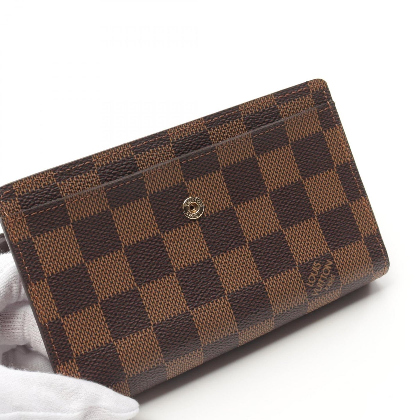 Louis Vuitton Damier Ebene Trifold Wallet N63067
