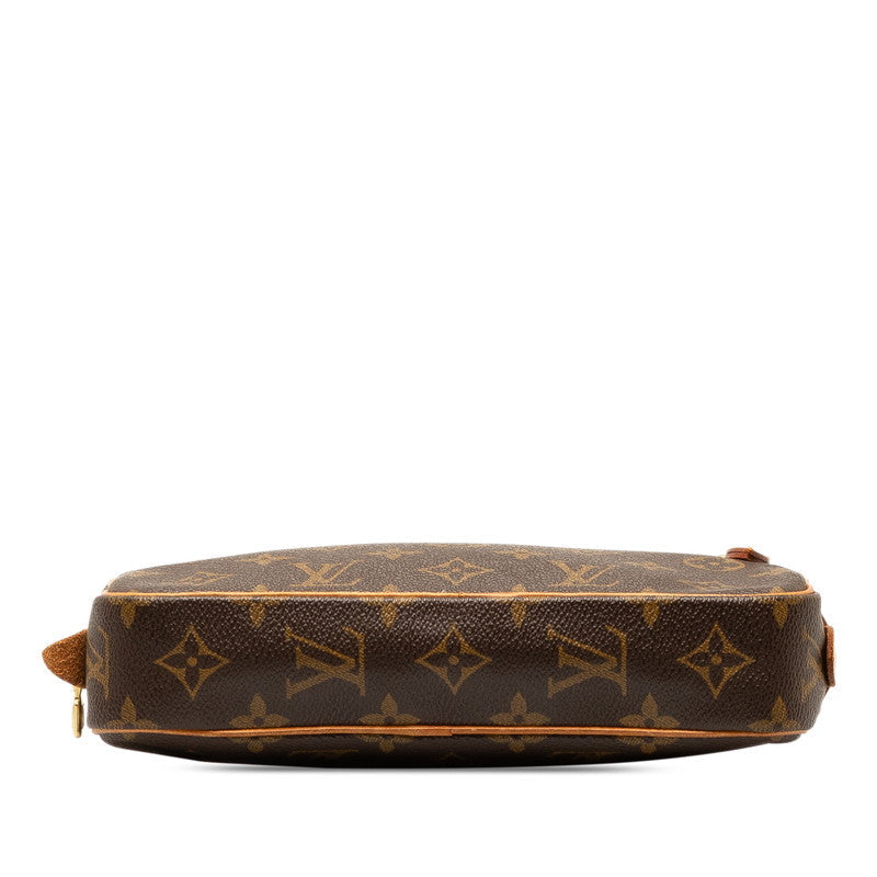 Louis Vuitton Monogram Poschet Marley Bandouliere Shoulder Bag M51828 Brown PVC Leather Louis Vuitton