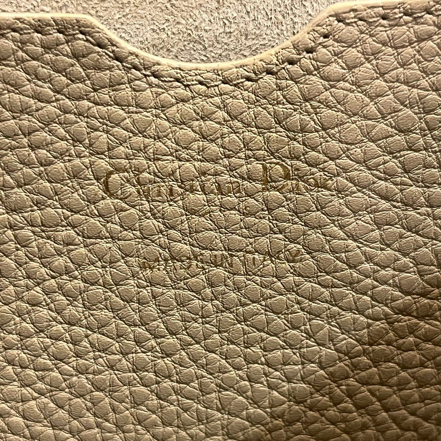 DIOR Bobby Large Grained Calfskin Shoulder Bag