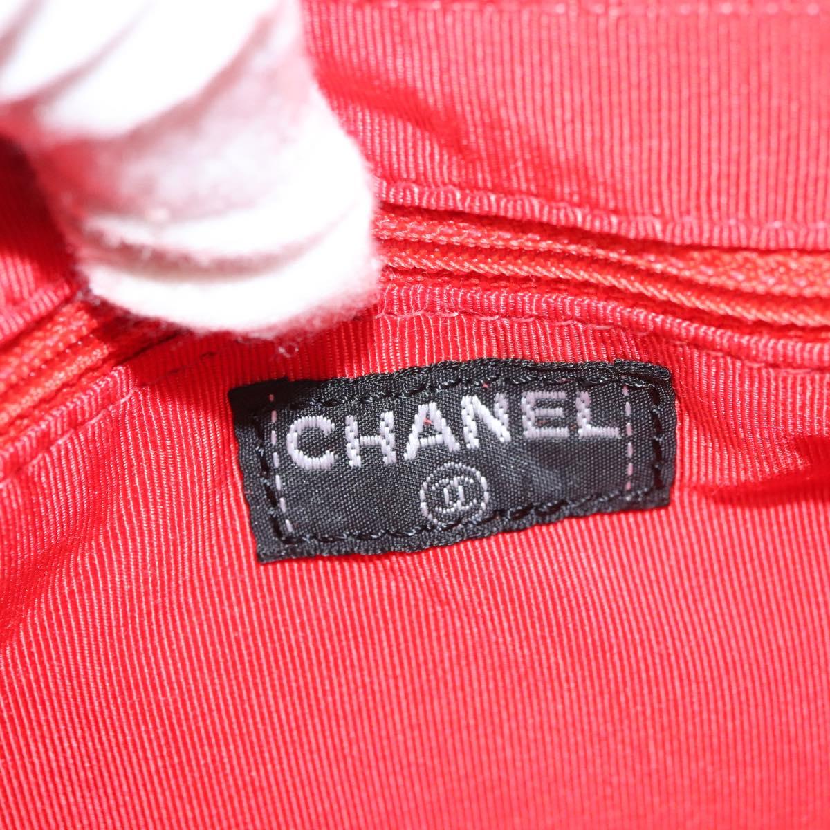 Chanel Red Suede Quilted Shoulder Bag
