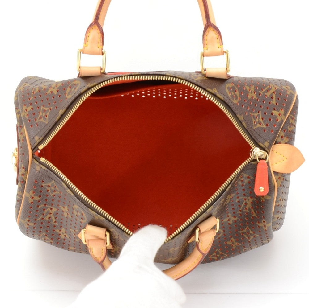 Louis Vuitto Perforated Speedy 30 Monogram Canvas Handbag - 2006 Limited Edition Bag
