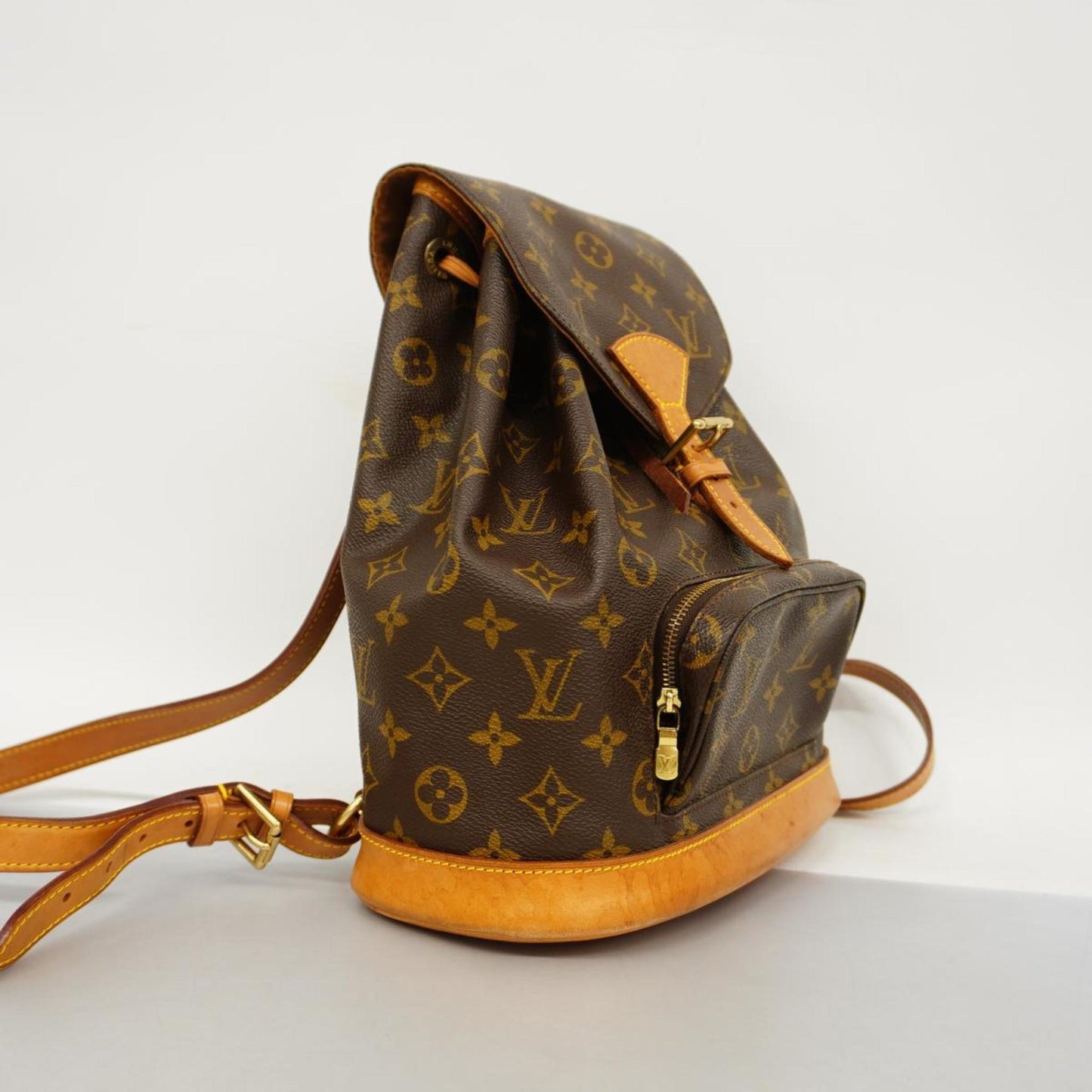 Louis Vuitton Montsouris Mm Canvas Backpack Bag ()