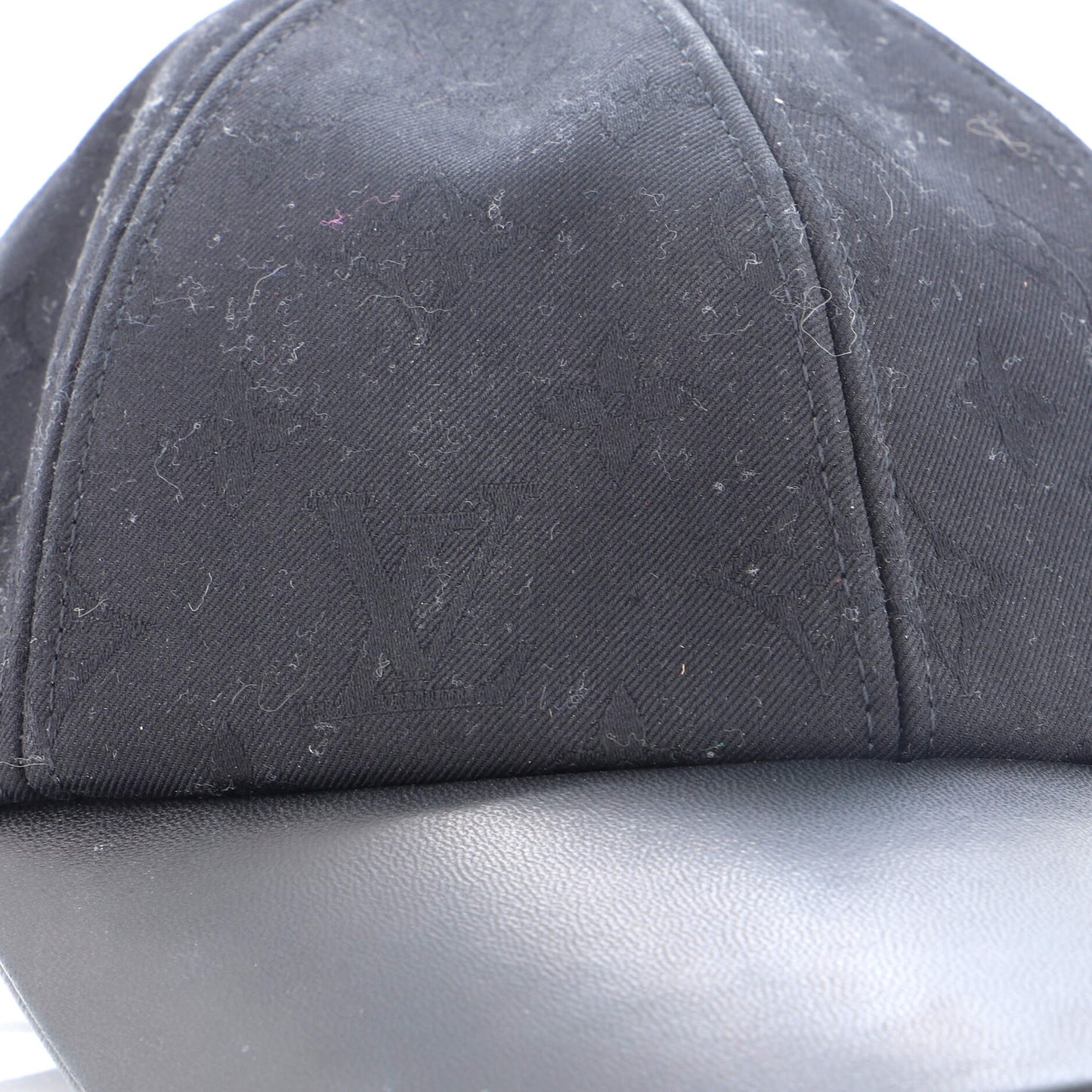 Louis Vuitton Cap Ou Pas Baseball Hat Monogra Nylon with Monogram Canvas