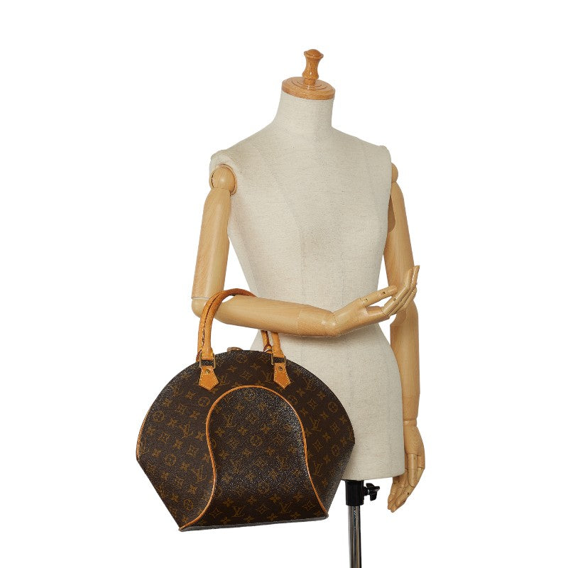 Louis Vuitton Monogram Ellipse MM Handbag M51126 Brown PVC Leather Louis Vuitton