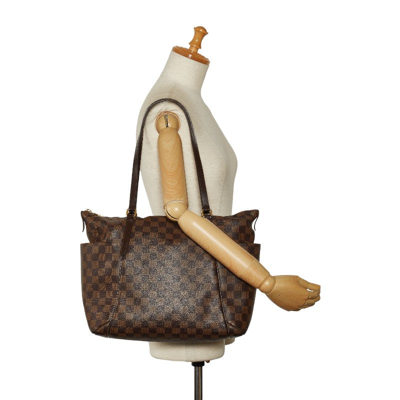 Louis Vuitton Damiere Toilet MM Shoulder Bag N41281 Brown PVC Leather Louis Vuitton
