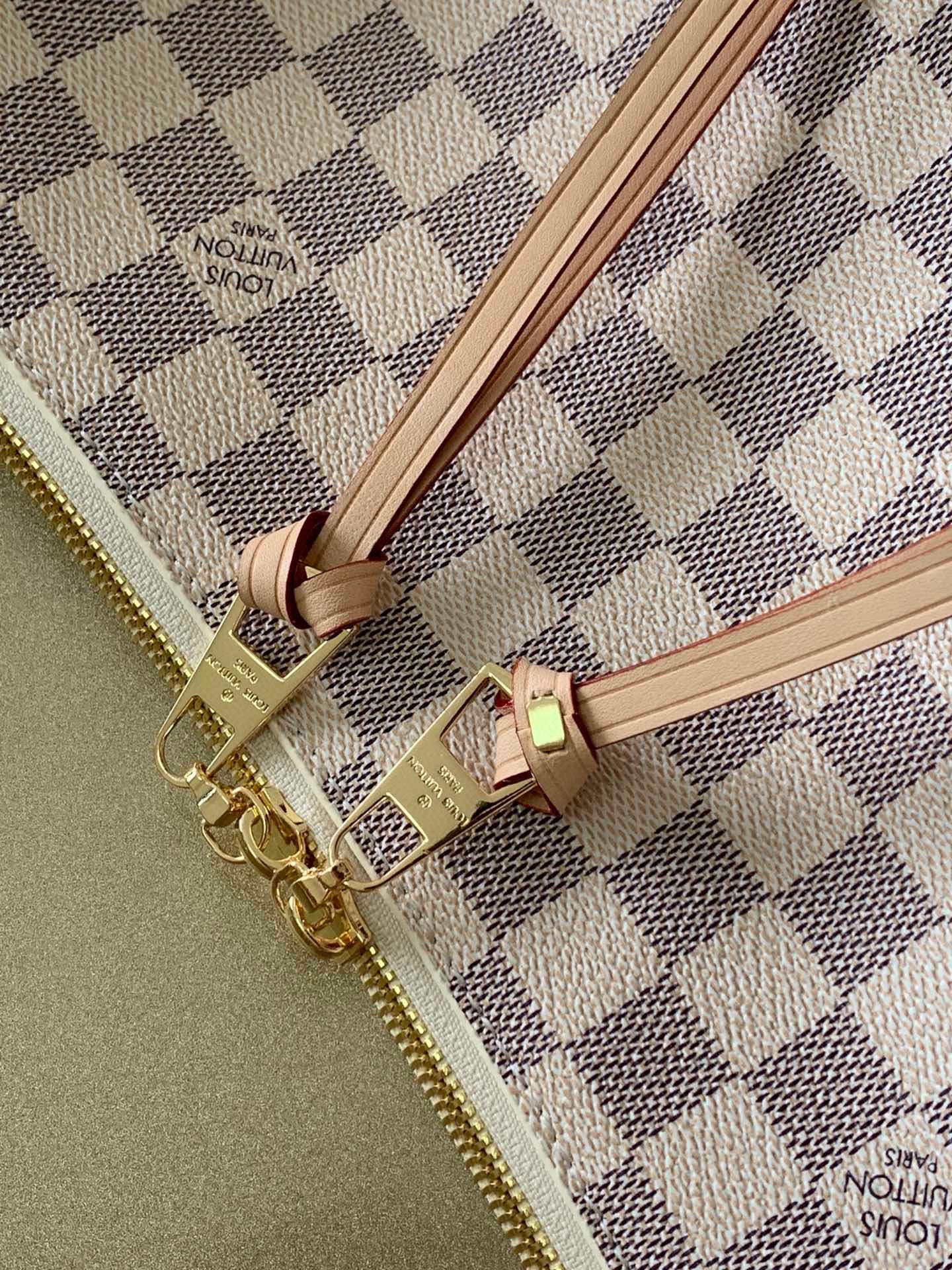 LV Beaubourg Hobo MM Damier Azur Canvas For Women, Shoulder And Crossbody Bags 12.6in/32cm LV N40343