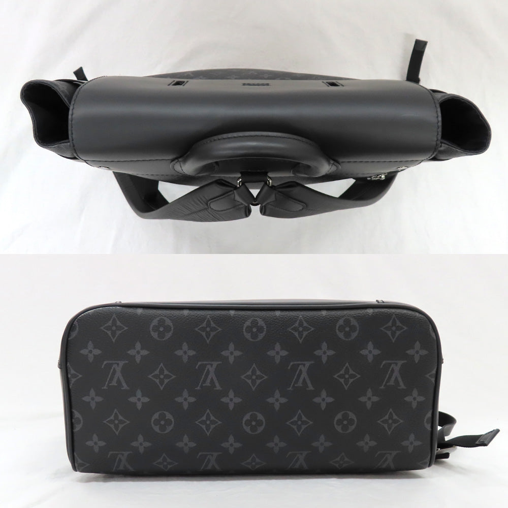 Louis Vuitton Steamer Backpack M44052 Monogram Eclipse Lounge Black Gr Leather Beauty