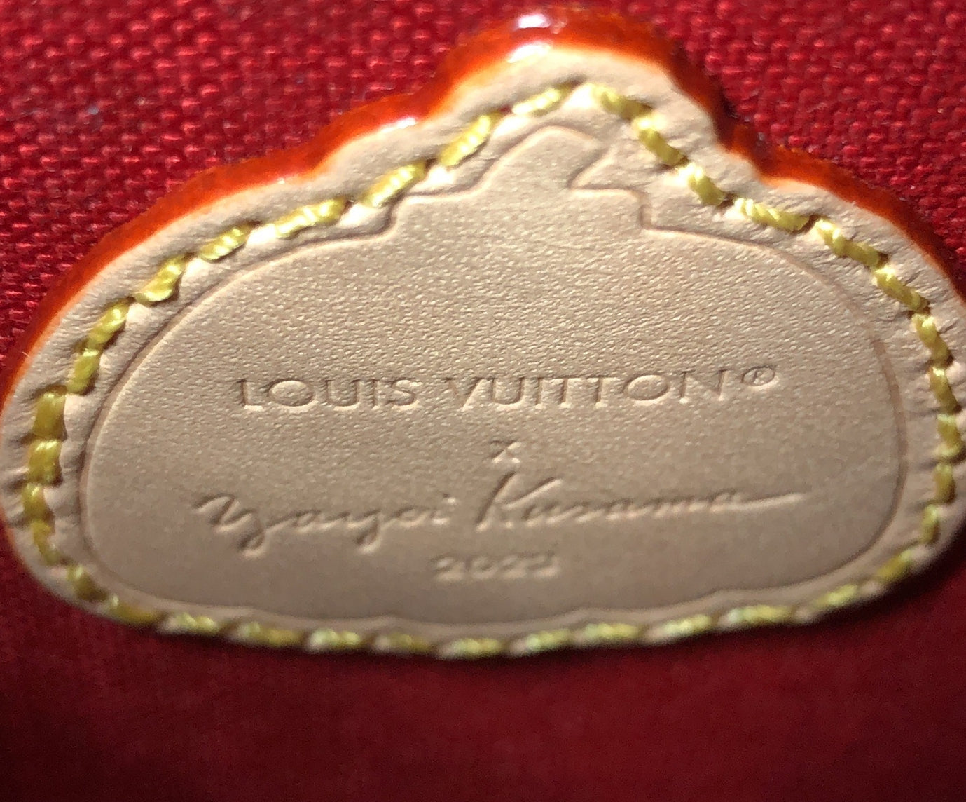 Louis Vuitton Petit Sac Plat Bag Yayoi Kusama Painted Dots Monogram Canvas