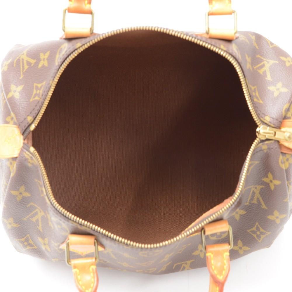 Louis Vuitto Speedy 30 Monogram Canvas Handbag