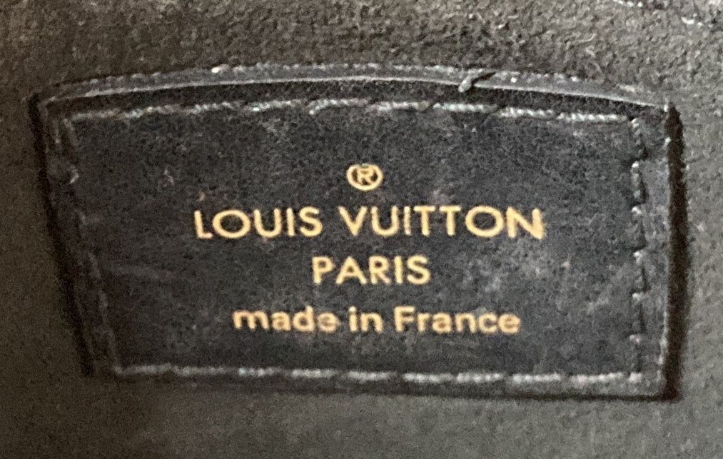 Louis Vuitton Petite Malle Souple Handbag Monogram Empreinte Leather