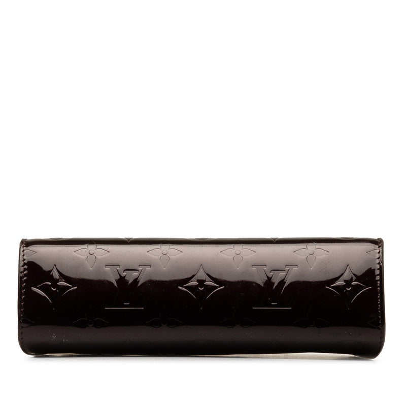Louis Vuitton Monogram Vernis Tours Cosmetic Pouch M93564 Amarant Pearl Patent Leather Louis Vuitton