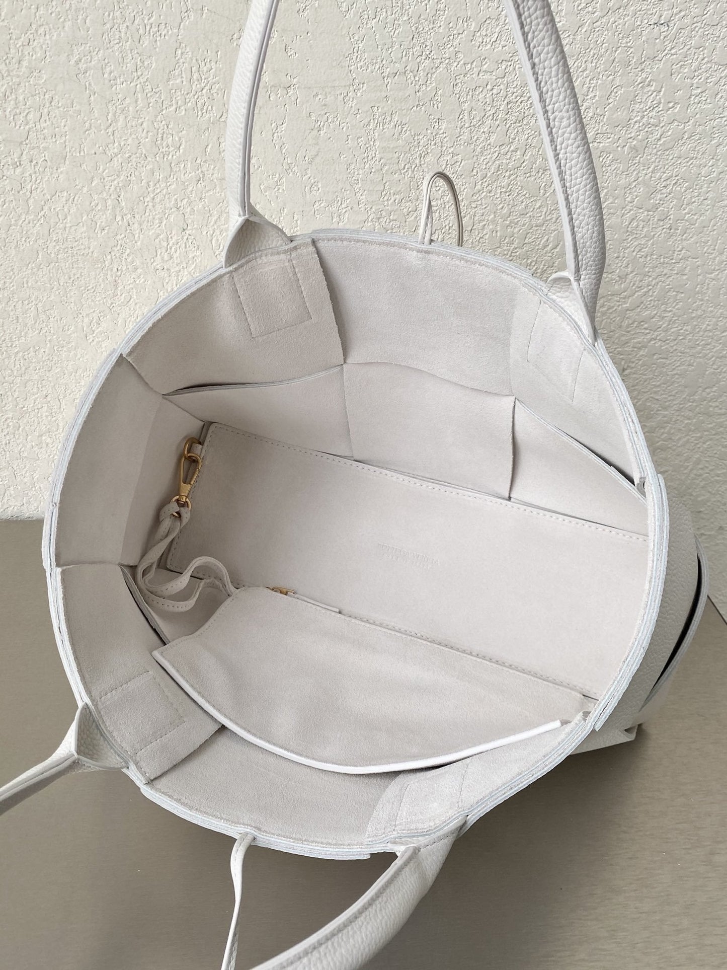 GLAMI Arco Tote Bag For Women 11.8in/30cm In Chalk 652867VCP119009