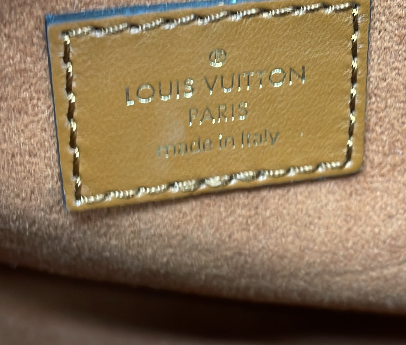 Louis Vuitton Petit Bucket NM Bag Raffia with Leather