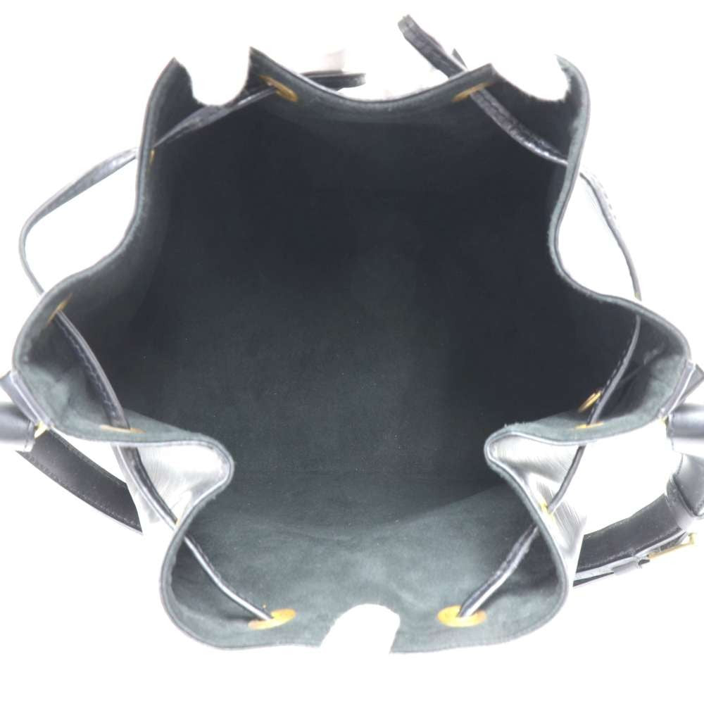 Louis Vuitto Petit Noe Black Epi Leather Bag
