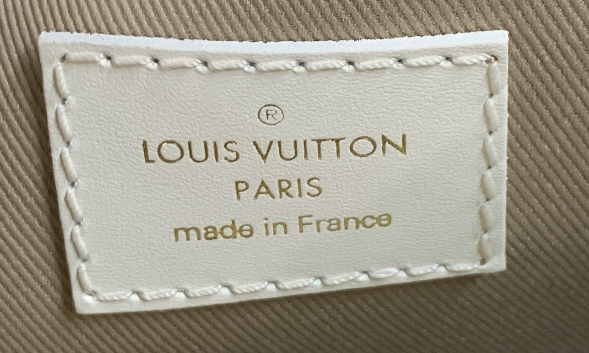 Louis Vuitton NeoNoe Handbag Monogram Giant Embroidered Cotton MM