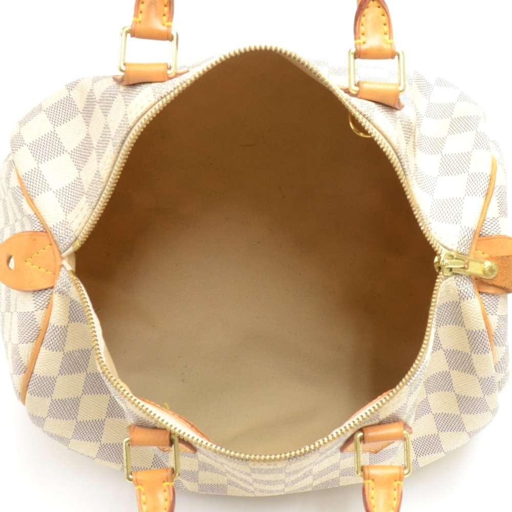 Louis Vuitto Speedy 30 Damier Azur Canvas City Handbag