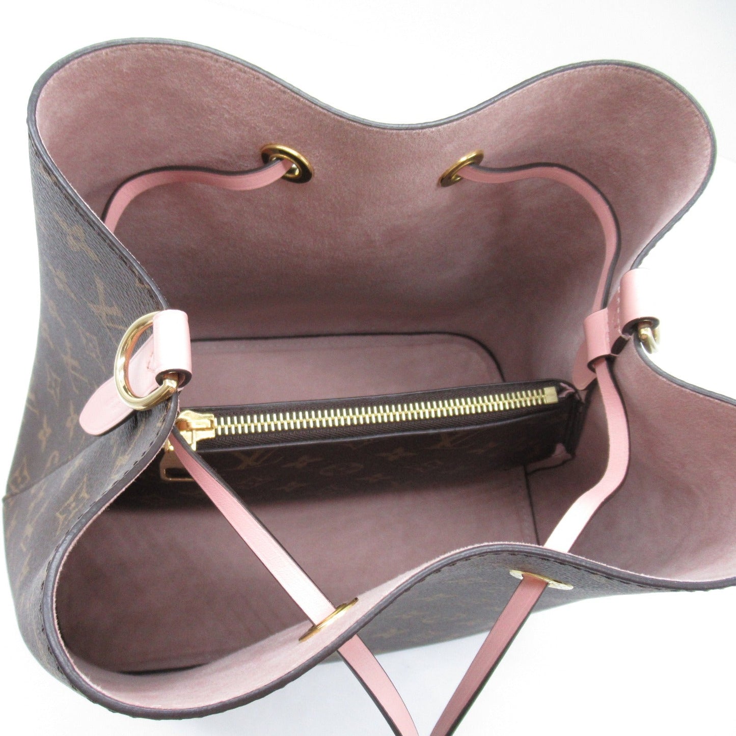 Louis Vuitton Louis Vuitton Neo Noe Shoulder Bag PVC Coated Canvas Monogram Brown M44022