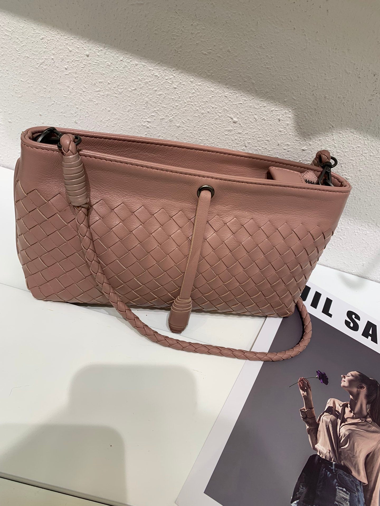 GLAMI Clutch Bag Brown, For Women, Bags 9.8in/25cm